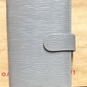 Gray Textured A6 binder perfect for cash stuffing